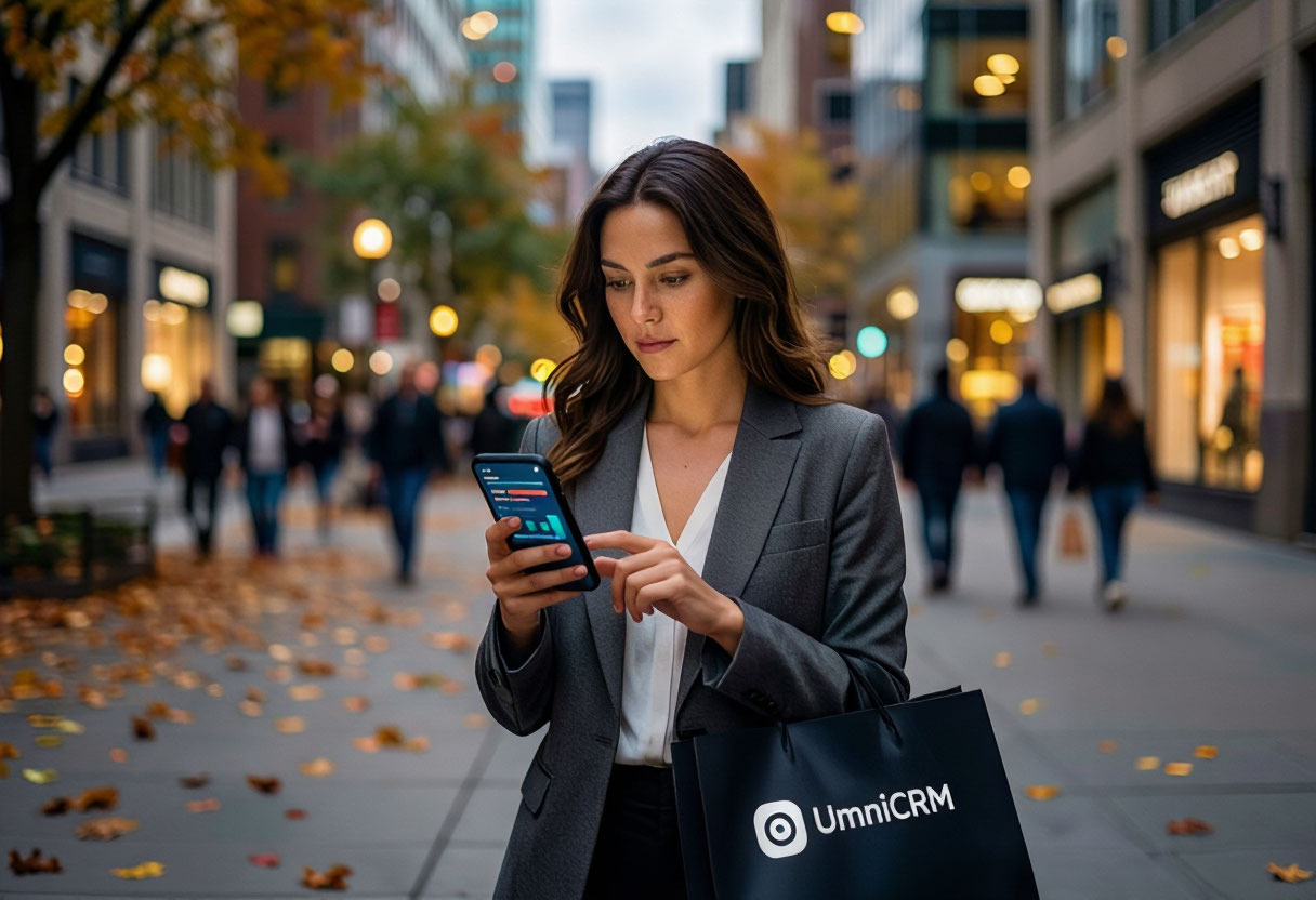Скриншот раздела CRM-системы, где видно, как искусственный интеллект анализирует данные о лидах и предлагает действия, надпись «CRM система с ИИ помогает управлять лидами и сделками».